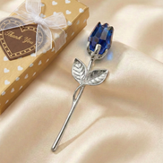 Ewige Kristall-Rose – Crystal Love (Sapphire Edition)