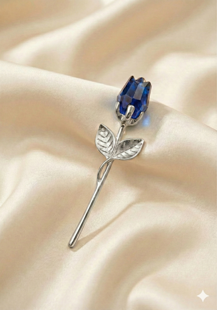 Ewige Kristall-Rose – Crystal Love (Sapphire Edition)