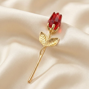 Ewige Kristall-Rose – Crystal Love (Rubinrot)