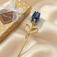 Ewige Kristall-Rose – Crystal Love (Sapphire Edition)